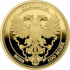 Bullion - 100 Mark Germania, Linden Leaf