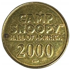 Token - Knott's Camp Snoopy - Ghost Blasters Bloomington, Minnesota