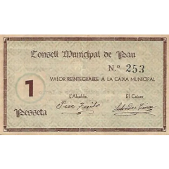 1 Peseta Pau