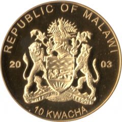 10 Kwacha Pope John Paul II