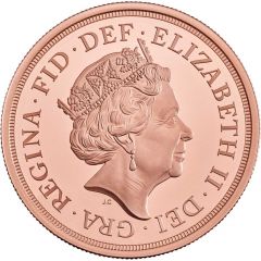 5 Sovereigns - Elizabeth II Sapphire Coronation