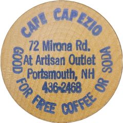 Wooden Nickel - Cafe Capezio Portsmouth, New Hampshire