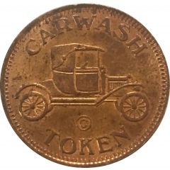 Token - Satisfaction Guaranteed or Double Your Dirt Back, Antique Car