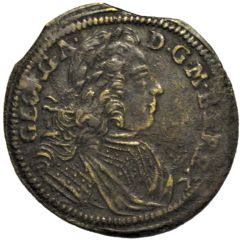 Rechenpfennig - George II and Caroline of Great Britain J.J. Dietzel