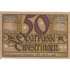 50 Pfennig Sparkasse