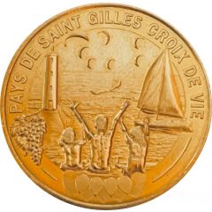Jeton touristique - Monnaie de Paris - Pays de saint Gilles croix de vie