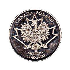 Belgian Heritage Collectors Coin - Adegem Canada – Poland War II Museum