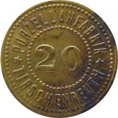 20 Pfennig - Tirschenreuth Porzellanfabrik