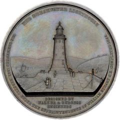 Medal - Victoria Plymouth Breakwater, bronze