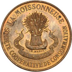 Medal - Opening of the bakery `La Moissonneuse`