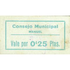 0.25 Pesetas Manuel