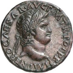 Sestertius - Nero DECVRSIO S C