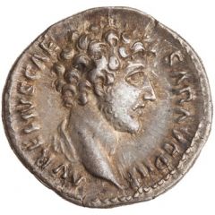 Denarius - Marcus Aurelius TR POT II COS II, Minerva