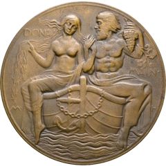 Medal - 25th anniversary of the Bavarian ship canal assosiation