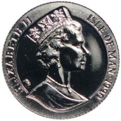 1/25 Crown - Elizabeth II Penny Black