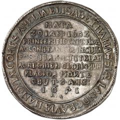 1 Thaler - William V Death