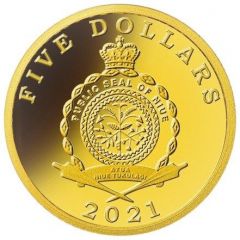 5 Dollars - Elizabeth II Great Sphinx of Giza