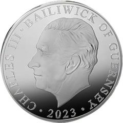 50 Pounds - Charles III Dambusters, Silver Proof