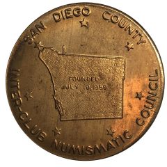 Medal - Inter-Club Numismatic Council Blank Obverse
