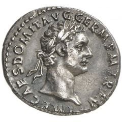 Denarius - Domitian IMP XII COS XII CENS P P P, Minerva