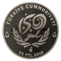 25 Yeni Lira Devlet Demiryollari 150th Anniversary