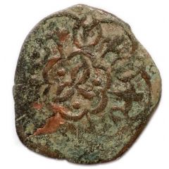 Pul `Glass-like tamga, 3rd type` temp. Shadi Beg al-Jadidah mint