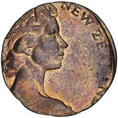 20 Cents - Elizabeth II 2nd portrait - Planchet Error