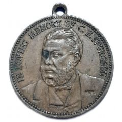 Medal - Death of Preacher C.H. Spurgeon 1892