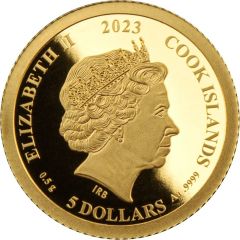 5 Dollars - Elizabeth II Posthumous, FIFA Women`s World Cup 2023: Offical Emblem