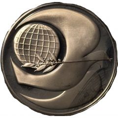 Holiday Greeting Card Medal - Dove of Peace