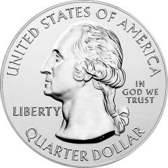 1/4 Dollar `Washington Quarter` Salt River Bay, U.S. Virgin Islands - Silver 5 oz Bullion