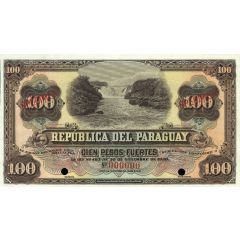100 Pesos Fuertes Oficina de Cambios
