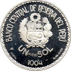 1 Nuevo Sol José Carlos Mariátegui