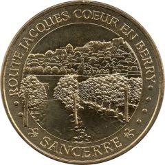 Jeton touristique - Monnaie de Paris - Route Jacques Coeur En Berry - Sancerre