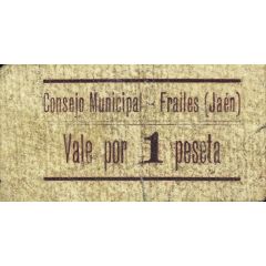 1 Peseta Frailes
