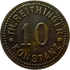 10 Pfennig - Konstanz Th. Reithinger