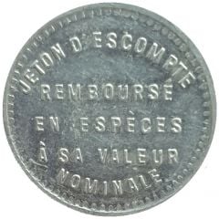 5 Centimes - Jeton d`escompte Geneva