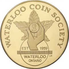Medal - Waterloo Coin Society Canada 150