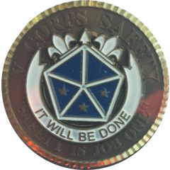Challenge Coin - V Corps Safety