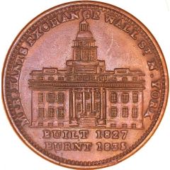 Token - Merchant exchange Wall St. N. York