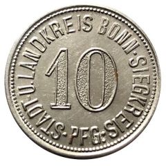 10 Pfennig - Bonn-Siegkreis