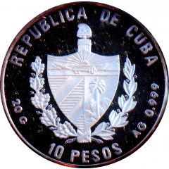 10 Pesos Caribbean Fauna