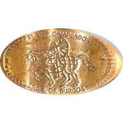 Elongated coin - El Cid Campeador