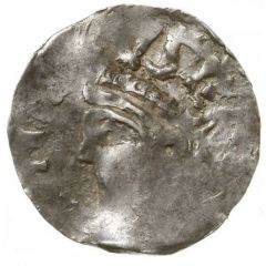 Denier - Henry II Aachen mint