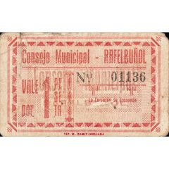 1 Peseta Rafelbuñol