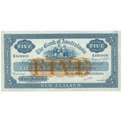 5 Pounds Bank of Australasia
