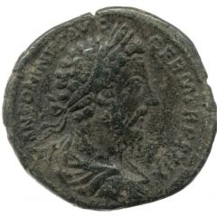 Sestertius - Marcus Aurelius LIBERALITAS AVG VI IMP VII COS III S C, Liberalitas