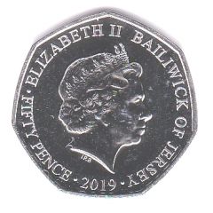 50 Pence - Elizabeth II 50th Anniversary of the 50 pence coin