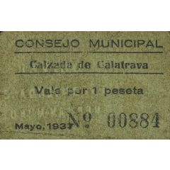1 Peseta Calzada de Calatrava