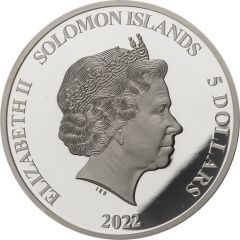 5 Dollars - Elizabeth II Guardian Statue